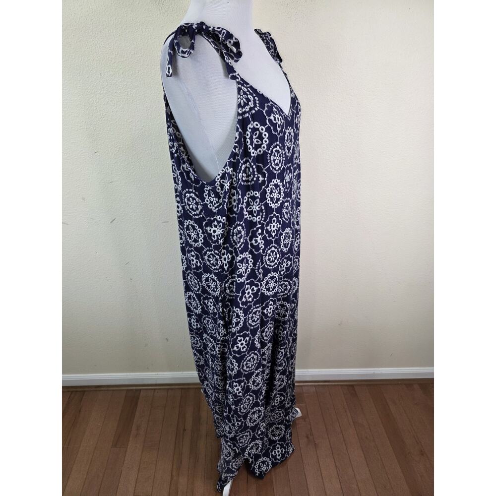Vince Camuto Womens Size XL Tie Side Wide Leg Rayon/Tencel Jumpsuit 2 Piece - Picture 11 of 16